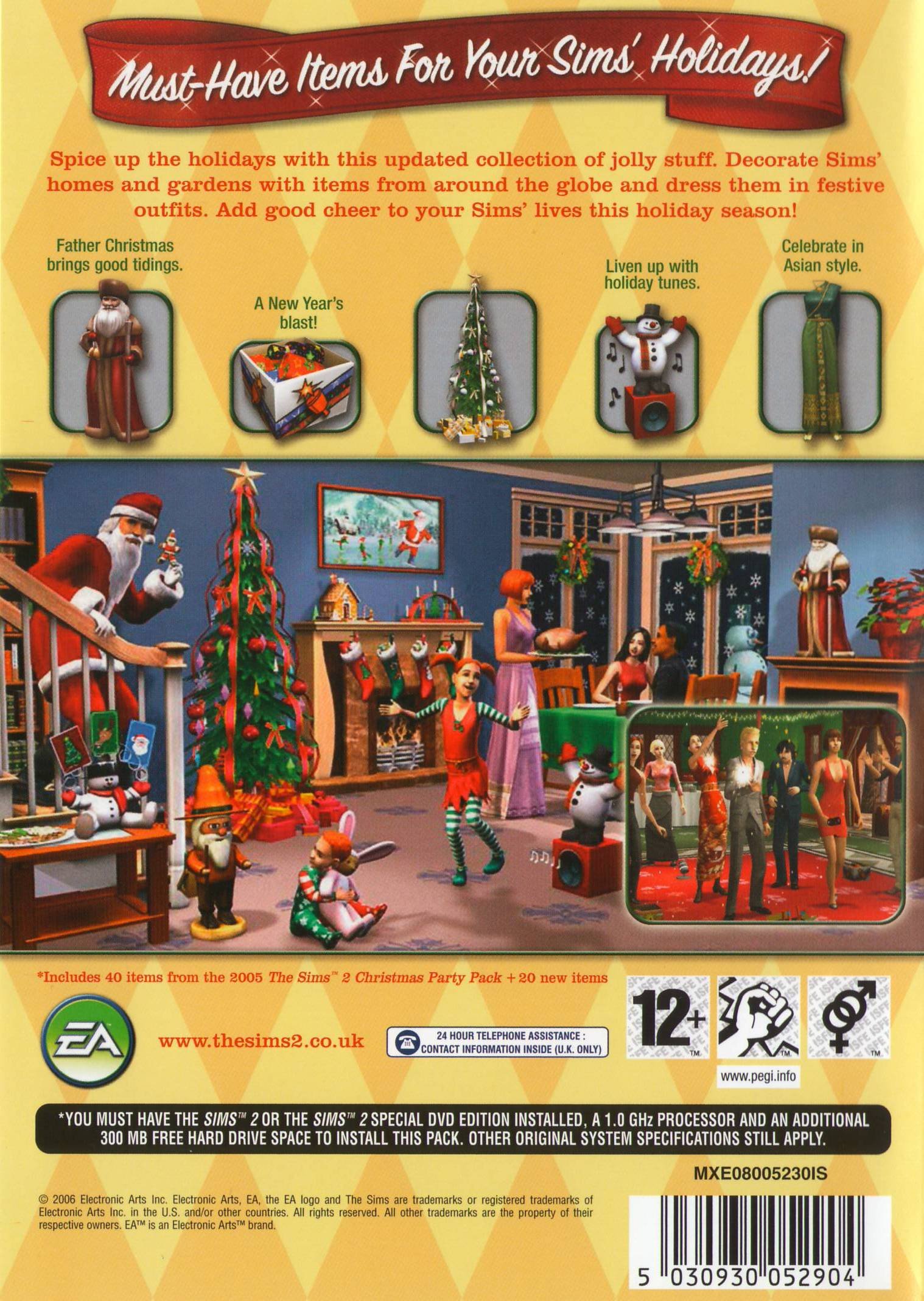 Amazon.com: The Sims 2 Festive Holiday stuff : Video Games
